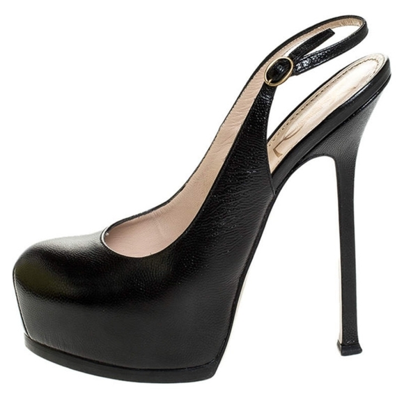 Saint Laurent YSL Tribtoo Slingback Pumps - Picture 2 of 11
